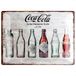 Nostalgic-Art Coca-Cola - Bottle Timeline - cadeau-idee voor coke-fans, metaal, retro design, 30 x 40 cm