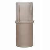 Vaas Moderne Gris Verre Tuba Mat 10,8 x 25 cm