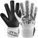 Reusch Attrakt Solid gants de gardien de but unisexe blanc noir taille 7,5
