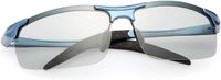 Merkloos / Sans marque Wan GmbH Zonnebril - Veiligheidsbril - Autorijden - Fotochrome lenzen - Unisex - Grijs