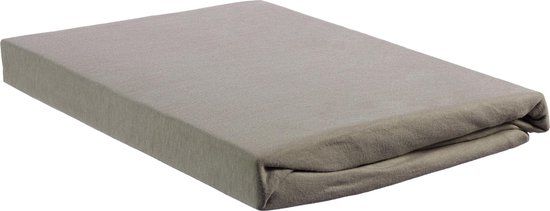 Beddinghouse Jersey Split-topper Hoeslaken Taupe 180x220 cm