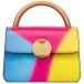 Moschino Sac à main Mini Projection Print Multicolore