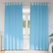 vidaXL Blackout Gordijnen met Ringen 2 st Lichtblauw 245 x 140 cm