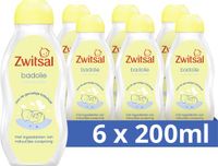 Zwitsal Baby Badolie - 6 x 200 ml - Voordeelverpakking