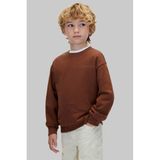 Calvin Klein sweater met backprint - bruin
