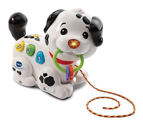 VTech Perruno, interactieve trekkrachten in de vorm van een hond met spreuken en melodieën, meerkleurig, eenheidsmaat (3480-502822)