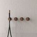 hotbath Badkraan Cobber Afbouwdeel Thermostatisch Rond Geborsteld Koper 3 Greeps met Staafdouche