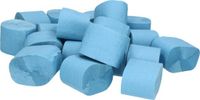 Haza Crepe papier rol - 5x - blauw - 200 x 5 cm - brandvertragend