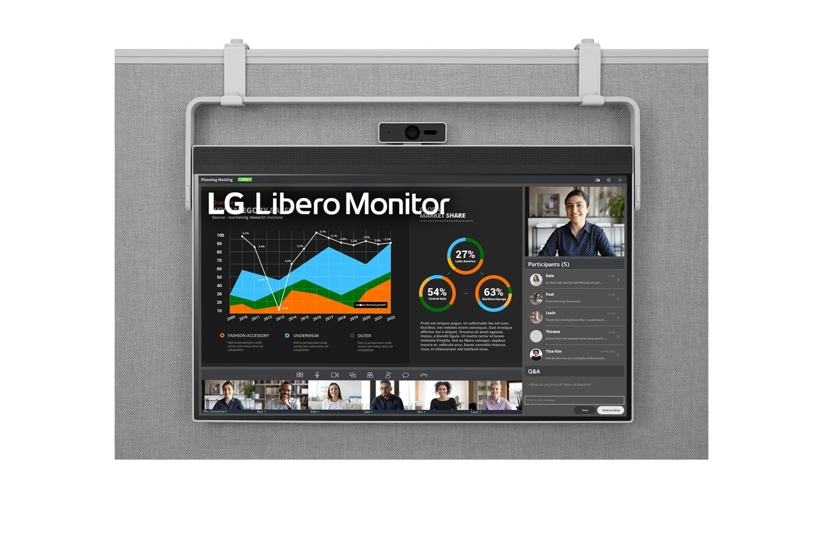 LG 27BQ70QC-S - 27 inch Monitor - 2K Ultra HD - IPS - Wit