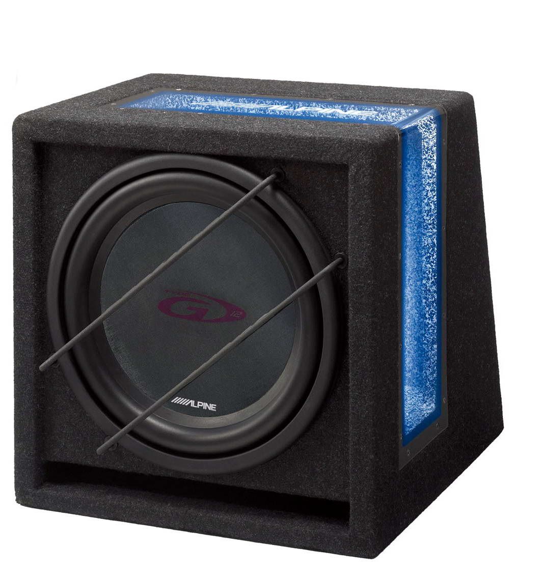 Alpine SBG-844BR - Autosubwoofer - Passief - 203 inch - 120 watt - Zwart