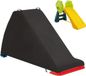Merkloos Glijbaanbeschermer Hoes - Speeltoestellen Hoes Peuter - Buiten Spelen - Waterdicht UV-bestendig - 120x50x70cm - Grijs