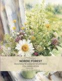 Nordic Forest Blooming Woodland Wildflowers Coloring Book