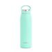 Grandties 700 ml geïsoleerde sportdrinkfles met lekvrij ergonomisch deksel met handvat - dubbelwandige drinkfles roestvrij staal houdt tot 24 uur warm (groen), ZL001210703