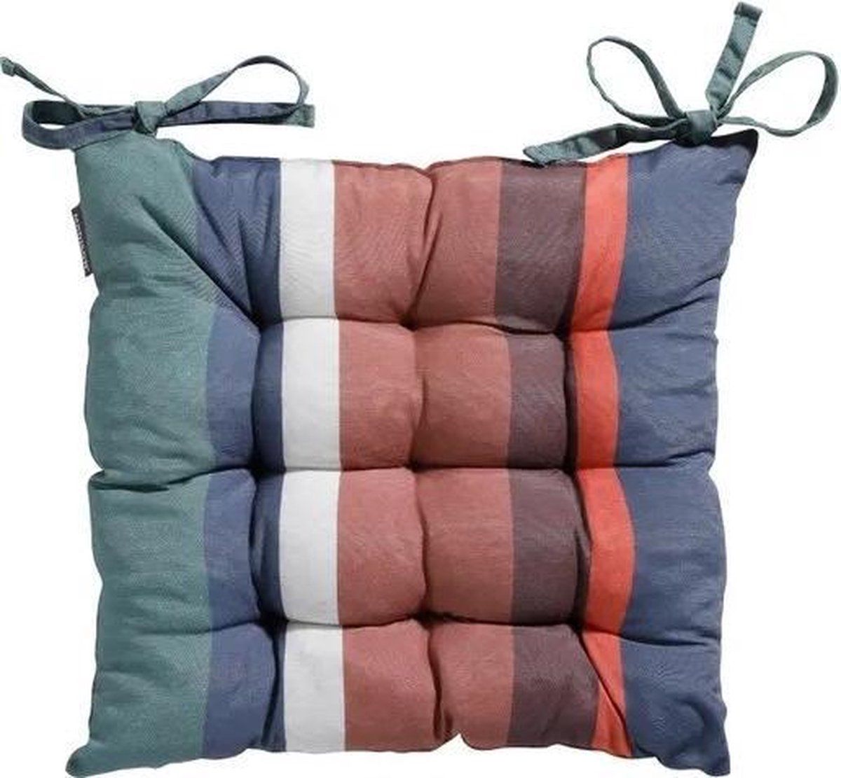 Madison Zitkussen Toscane Stripe - 46 x 46 cm - Blauw