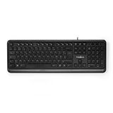 Nedis KBMU200BKFR Clavier USB AZERTY Français Noir