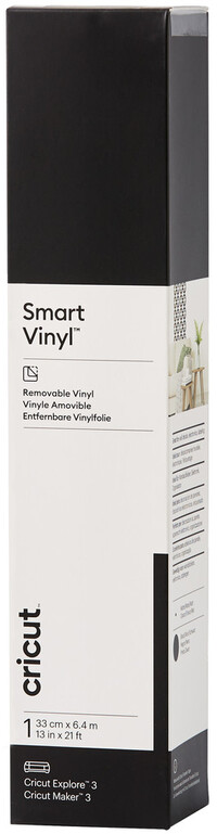 CRICUT Smart Vinyl Verwijderbaar 33x640 Zwart