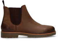 Manfield Heren Bruine Nubuck Chelsea Boots Maat 47