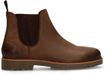 Manfield Heren Bruine Nubuck Chelsea Boots Maat 47