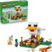 LEGO Minecraft Kippenboerderij Bouwpakket voor Kinderen - Incl. Speelgoed Dieren Figuur van Vos, Plus Figuren van Kippenfan en Babyzombie - Cadeau voor Gamers, Jongens en Meisjes vanaf 7 Jaar - 21585