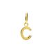 Lucardi Dames 14 karaat gouden letter hanger alfabet - Hanger - 14 Karaat Goud - Goud