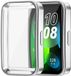 By Qubix Qubix - TPU bescherm case - Zilver - geschikt voor Huawei Band 10 / 9 / 8