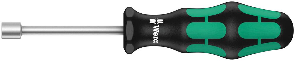 Wera Kraftform Plus 395 Dopschroevendraaier met Holle Schacht - Zeskant - 1/4 x 70mm