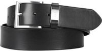 BOSS leren heren riem - zwart