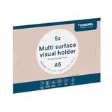 EUROPEL Posterhouder A5 liggend formaat zelfklevende set 5 stuks