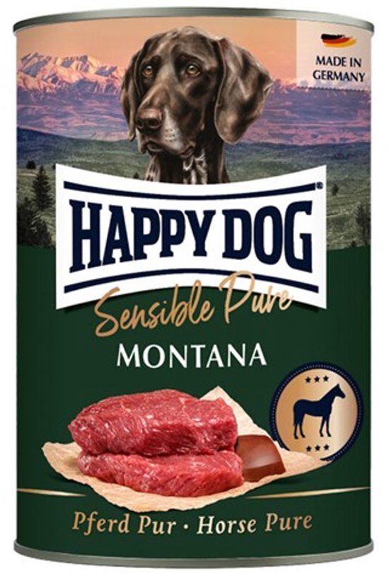 Happy Dog Sensible Pure Montana - Paard - 12 x 400 g