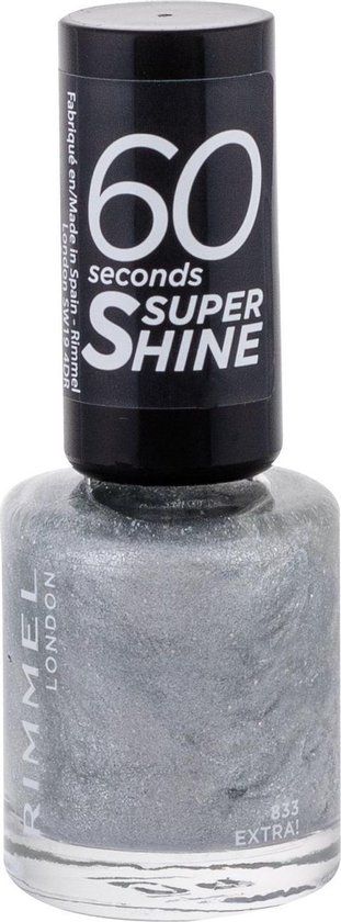 Rimmel London 60 Seconds Nagellak - 33 Zilver - Glitter