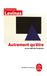 Autrement Livre de Poche Autrement Qu Etre Ou Au-Dela de L Essence