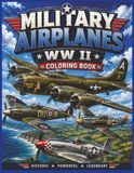 Military Airplanes WW II Coloring Book