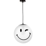 ONLI - Hanglamp Smiley World Birbo wit met LED