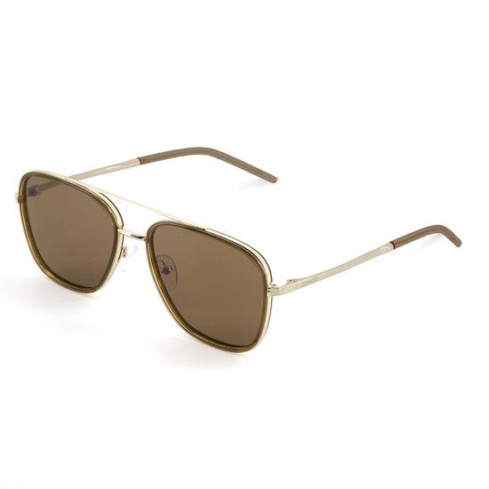 SINNER Nuqi - Zonnebril - Polariserende SINTEC®-lenzen - Bruin/ goudkleurig - Dames - One size - BIO based frame