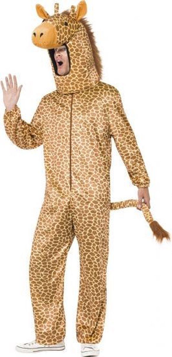 Smiffys Giraffe kostuum voor volwassenen - Rood - Synthetisch - EAN: 8718758742098