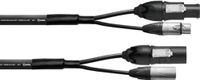 CORDIAL Hybride kabel XLR 5-polig + PowerCon 2,5 mm² True1-15 m