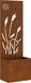 vidaXL - Jardin - Intimité - Écran - Rouillé - 50 x 150 cm - Acier Corten