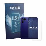 Savvies Screenprotector voor Fairphone 6 Plus (Voor+Camera) - Folie Beschermfolie transparant 18 Stuks