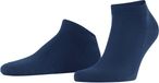 FALKE ClimaWool kort eenkleurig wol lyocell sneakersokken enkelsokken heren blauw - maat 43-44