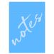 Clairefontaine 15355C schrijfblok & schrift A5 200 vel Blauw