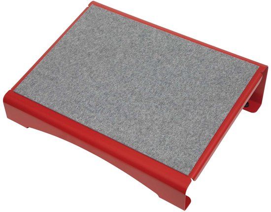 MAUL Voetensteun - 40 x 30 cm - rood - metaal