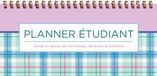 Planner Chantecler Editions ZNU Planner étudiant - lavender tartan (spirale)