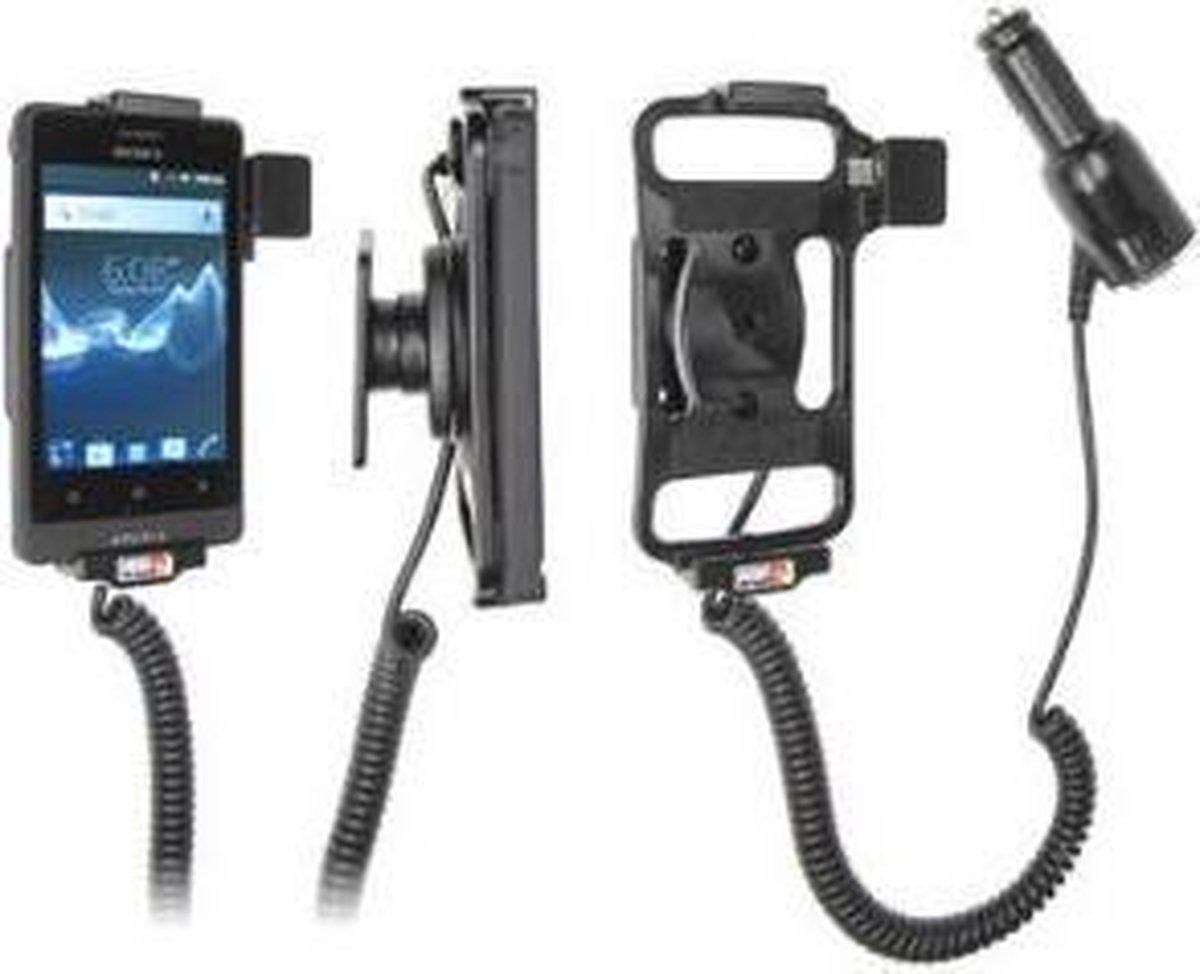 Brodit actieve houder met laadkabel voor Sony Xperia Go