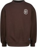 Vingino Icon-crew Jongens Sweater Lange Mouw Katoen Dark Brown Maat 92