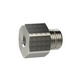 Riegler MSN251LM35 Reduceernippel, lange uitvoering, M3 a., M5 i., SW 7, messing vernikkeld