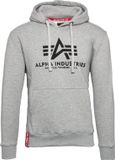 Alpha Industries Basic Hoody Heren Grijs L