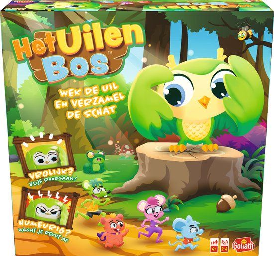 Goliath Het Uilenbos - Actiespel - Bordspel - Standaard Editie - 4+ jaar