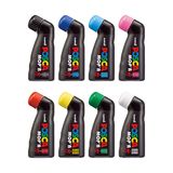 Uni-Ball Posca Mop'R - Verfmarker XXL - 3-19mm - Set van 8 kleuren - Assorti