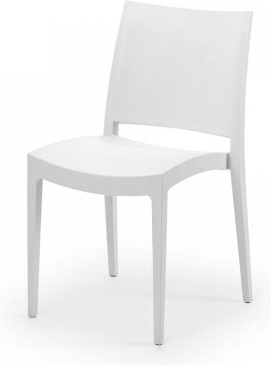 Jade - Kunststof Buitenstoel - Wit