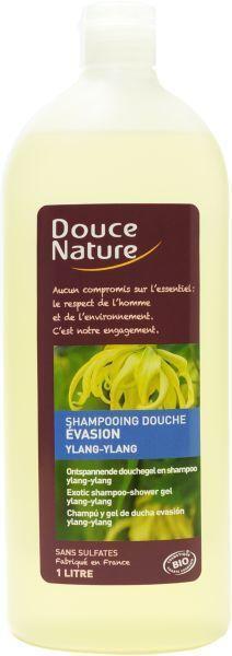 Douce nature Douchegel & shampoo ontspannend 1000 ml